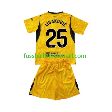 Fußballtrikots FC Barcelona Dominik Livakovic 25 Torwart Kinder 2026-2027 Kurzarm Fourth trikot kaufen Fußballtrikots FC Barcelona Dominik Livakovic 25 Torwart Kinder 2026-2027 Kurzarm Fourth trikot kaufen